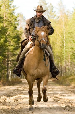 Westernridning med Roger